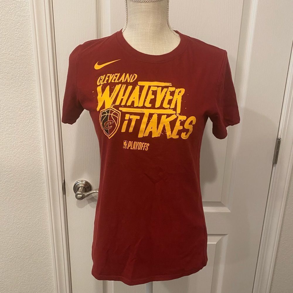 Nike Cavs Playoff whatever it takes drifit top size s